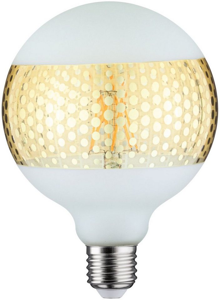 Paulmann »Globe 125mm Ringspiegel goldfarben gepunktet« LED-Leuchtmittel, E27, 1 Stück, Warmweiß-Leuchtmittel-Ideen für dein Zuhause von Home Trends