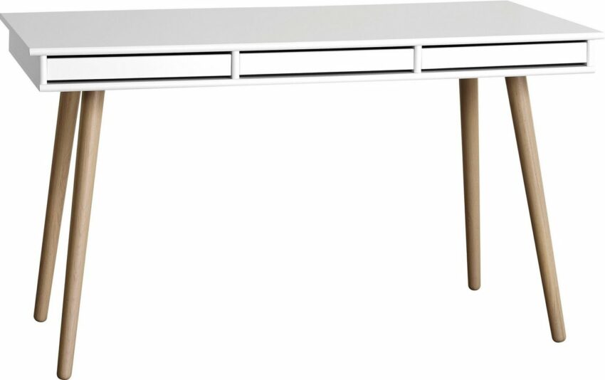 Hammel Furniture Schreibtisch »Mistral«, mit Holzbeinen und drei Schubladen, Breite: 137,4 cm, Dänische Handwerkskunst-Tische-Ideen für dein Zuhause von Home Trends
