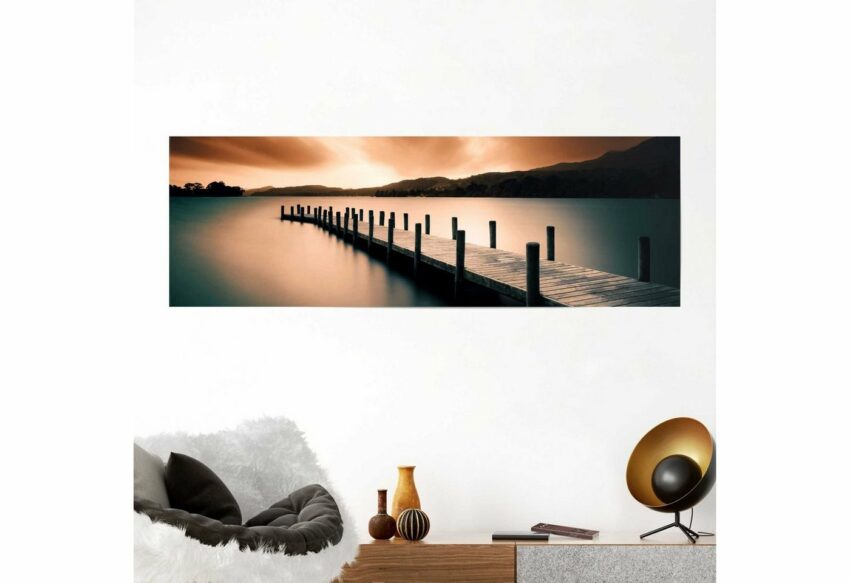 Reinders! Poster »Lange Holzsteg«, (1 Stück)-Bilder-Ideen für dein Zuhause von Home Trends