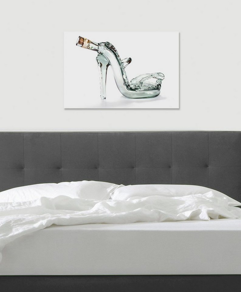 queence Leinwandbild »Glasflasche in S«-Bilder-Ideen für dein Zuhause von Home Trends