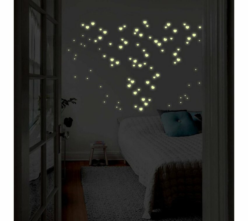 Wall-Art Wandtattoo »Leuchtsticker Herz Nachtlicht« (1 Stück)-Wandtattoos-Ideen für dein Zuhause von Home Trends