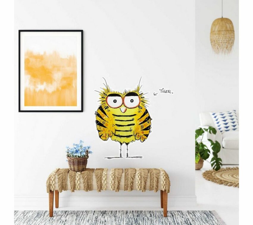 Wall-Art Wandtattoo »Lebensfreude - Tiger Ente Vogel« (1 Stück)-Wandtattoos-Ideen für dein Zuhause von Home Trends
