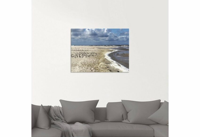 Artland Glasbild »Am schönen Nordseestrand«, Strand (1 Stück)-Bilder-Ideen für dein Zuhause von Home Trends