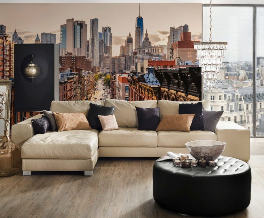 living walls Fototapete »Designwalls New York Views 2«, glatt, (5 St)-Tapeten-Ideen für dein Zuhause von Home Trends