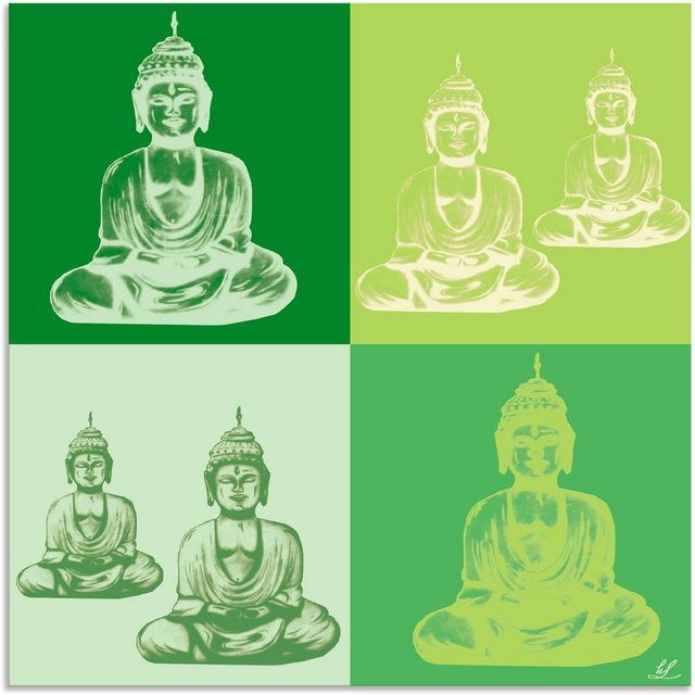Artland Wandbild »Buddha«, Religion (1 Stück), in vielen Größen & Produktarten - Alubild / Outdoorbild für den Außenbereich, Leinwandbild, Poster, Wandaufkleber / Wandtattoo auch für Badezimmer geeignet-Bilder-Inspirationen