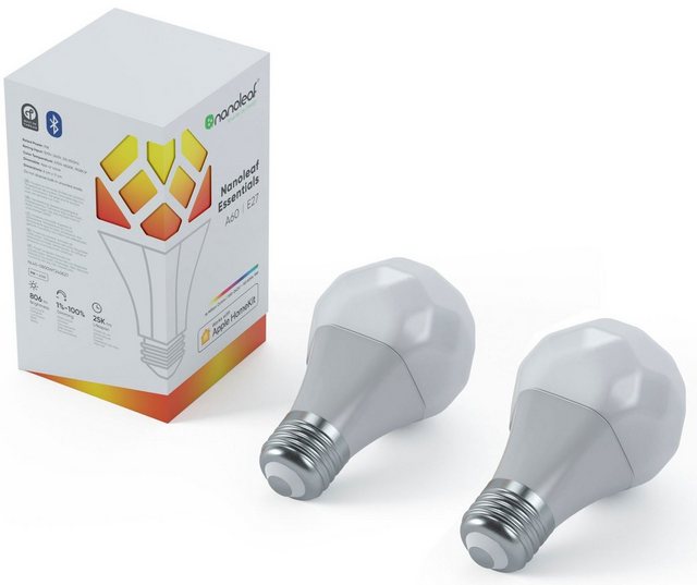 nanoleaf »Light Bulb E27 2er Pack« LED-Leuchtmittel, E27, 2 Stück, Farbwechsler-Leuchtmittel-Inspirationen