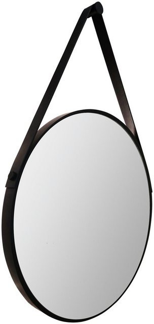 Talos Badspiegel »Black Style«, Durchmesser: 50 cm, mattschwarz lackiert-Spiegel-Inspirationen