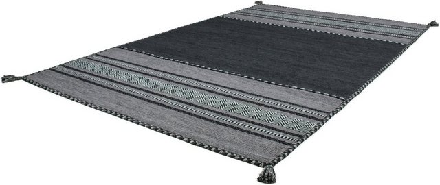Teppich »Melody 325«, calo-deluxe, rechteckig, Höhe 8 mm, reine Baumwolle, Wohnzimmer-Teppiche-Inspirationen