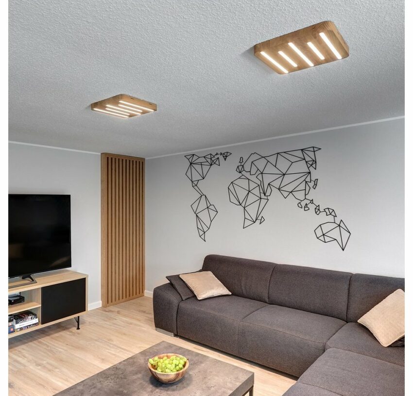 SPOT Light LED Deckenleuchte »NEELE«, Inklusive 24V LED Module mit 5 Jahre Garantie, Naturprodukt aus Eichenholz, Nachhaltig mit FSC®-Zertifikat, Made in EU-Lampen-Ideen für dein Zuhause von Home Trends