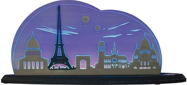 Weigla LED Dekolicht »Ich liebe Paris«, beidseitiges Motiv/ Motiv Paris Frankreich/ Erzgebirge garantiert LED wechselbar-Lampen-Inspirationen