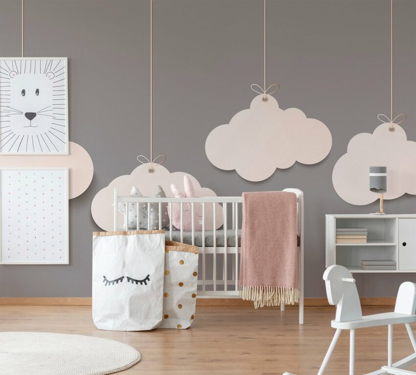 living walls Fototapete »Designwalls Clouds 2«, glatt, (5 St)-Tapeten-Ideen für dein Zuhause von Home Trends