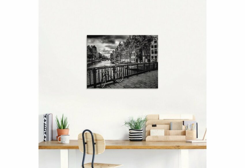 Artland Glasbild »Amsterdam Keizergracht I«, Niederlande (1 Stück)-Bilder-Ideen für dein Zuhause von Home Trends