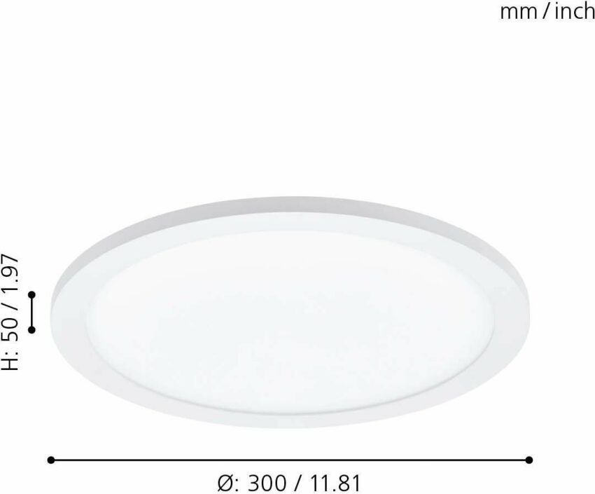 EGLO Deckenleuchte »SARSINA«, dimmbar, Durchmesser 30 cm-Lampen-Ideen für dein Zuhause von Home Trends