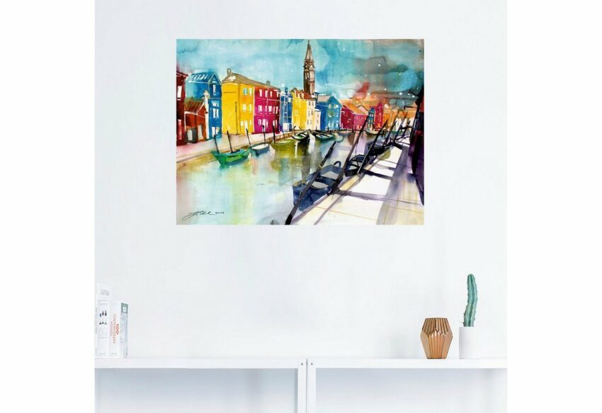 Artland Wandbild »Venedig«, Italien (1 Stück), in vielen Größen & Produktarten - Alubild / Outdoorbild für den Außenbereich, Leinwandbild, Poster, Wandaufkleber / Wandtattoo auch für Badezimmer geeignet-Bilder-Ideen für dein Zuhause von Home Trends