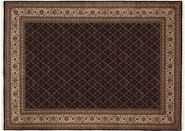 Orientteppich »Cavari Herati«, OCI DIE TEPPICHMARKE, rechteckig, Höhe 4 mm, handgeknüpft, mit Fransen, Wohnzimmer-Teppiche-Inspirationen