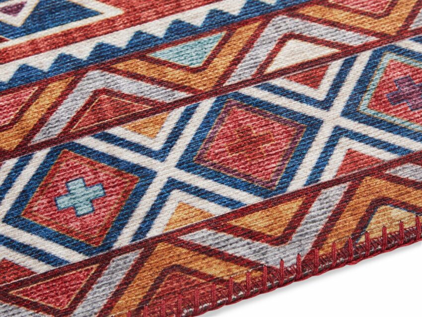 Teppich »Anatolian«, ELLE DECORATION, rechteckig, Höhe 5 mm, Orient Optik, Vintage Design, Wohnzimmer, Schlafzimmer, Robust, Pflegeleicht, gekettelt, kräftige Farben-Teppiche-Ideen für dein Zuhause von Home Trends