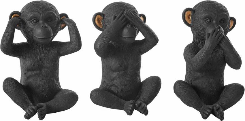 Leonique Dekofigur »Affen« (3er-Set)-Figuren-Ideen für dein Zuhause von Home Trends