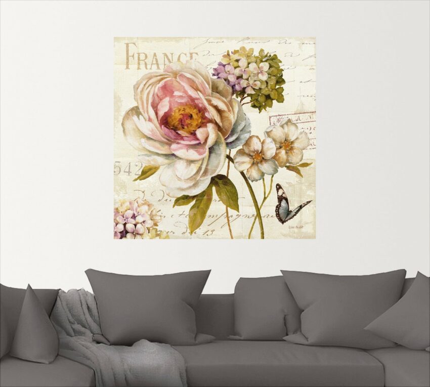 Artland Wandbild »Blumen III«, Blumen (1 Stück), in vielen Größen & Produktarten -Leinwandbild, Poster, Wandaufkleber / Wandtattoo auch für Badezimmer geeignet-Bilder-Ideen für dein Zuhause von Home Trends