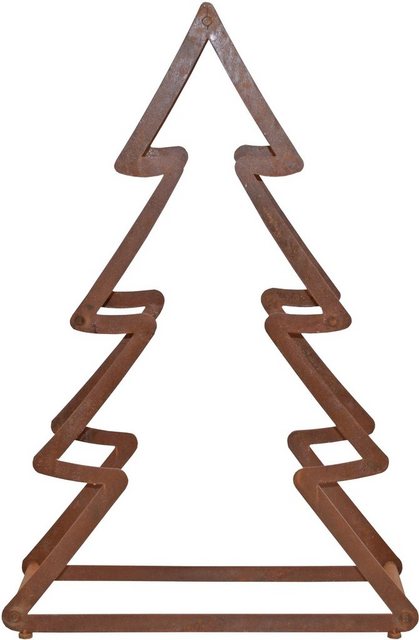 Dekobaum »Weihnachtsbaum«, aus Metall, mit rostiger Oberfläche, Höhe ca. 95 cm-Dekoweihnachtsbäume-Inspirationen