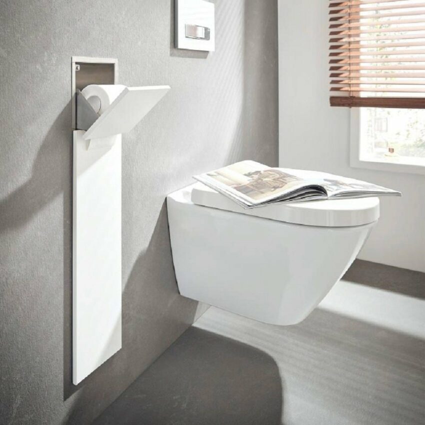 Emco Schrankmodule »Asis Pure WC-Modul Unterputz« Anschlag links, alpin-weiss (730 mm)-Schränke-Ideen für dein Zuhause von Home Trends