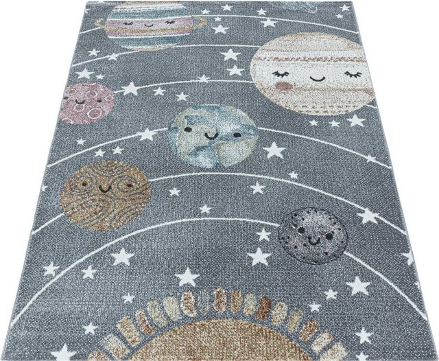 Kinderteppich »FUNNY 2105«, Ayyildiz Teppiche, rechteckig, Höhe 11 mm, Kinder Mond Sterne Motivteppich-Teppiche-Inspirationen