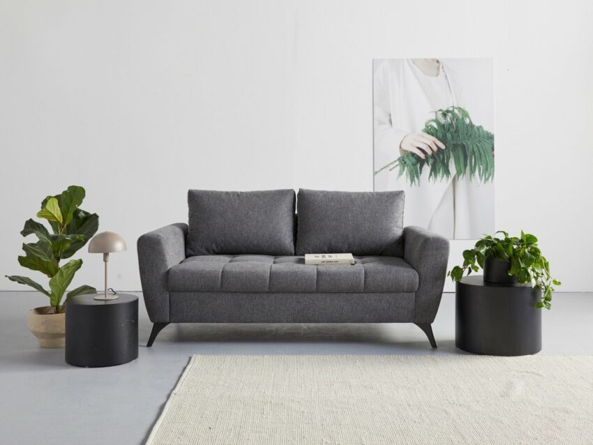 andas 2,5-Sitzer »Lörby«, auch mit Aqua clean-Bezug, feine Steppung im Sitzbereich, lose Kissen-Sofas-Ideen für dein Zuhause von Home Trends