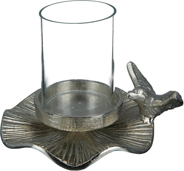 Casablanca by Gilde Kerzenhalter »Kerzenleuchter mit Vogel« (1 Stück), aus Aluminium und Glas-Kerzenhalter-Inspirationen