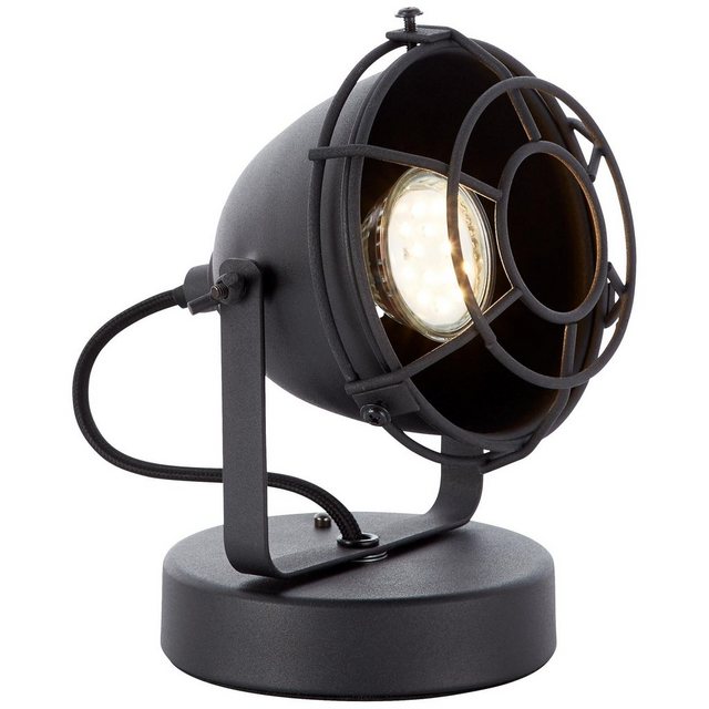 Brilliant Leuchten Tischleuchte »Carmen«, Tischlampe schwarz korund-Lampen-Inspirationen