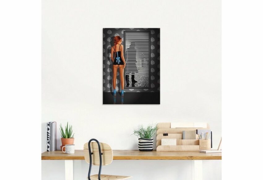 Artland Glasbild »Das Nachtleben«, Frau (1 Stück)-Bilder-Ideen für dein Zuhause von Home Trends