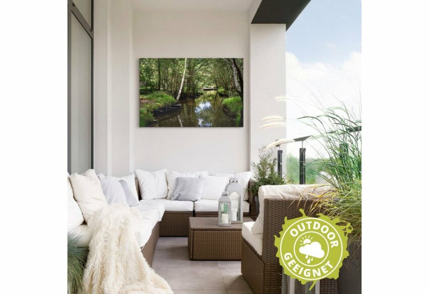 Artland Wandbild »Romantische Flusslandschaft Frankreich«, Waldbilder (1 Stück), in vielen Größen & Produktarten - Alubild / Outdoorbild für den Außenbereich, Leinwandbild, Poster, Wandaufkleber / Wandtattoo auch für Badezimmer geeignet-Bilder-Ideen für dein Zuhause von Home Trends