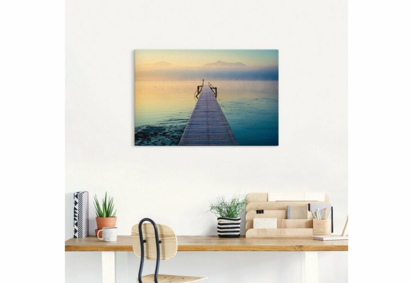 Artland Wandbild »Sonnenaufgang am Chiemsee«, Seebilder (1 Stück), in vielen Größen & Produktarten - Alubild / Outdoorbild für den Außenbereich, Leinwandbild, Poster, Wandaufkleber / Wandtattoo auch für Badezimmer geeignet-Bilder-Ideen für dein Zuhause von Home Trends