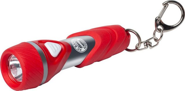 VARTA Taschenlampe »Schlüsselanhänger mit Licht FC Bayern« (Set, 1-St), VARTA FC Bayern München Key Chain mit Schlüsselanhänger inkl. 1x AAA Batterie, ganz einfach am Schlüssel befestigen, stoßfest, ideal für den Alltag-Lampen-Inspirationen