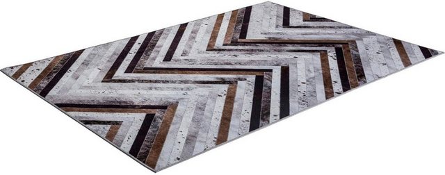 Teppich »Serena GF 051«, Gino Falcone, rechteckig, Höhe 7 mm, gedruckte Felloptik, Wohnzimmer-Teppiche-Inspirationen