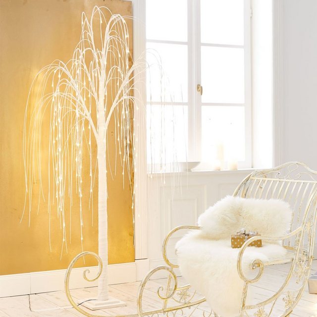LED Baum »Trauerweide Bianco«, Höhe ca. 200 cm-Lampen-Inspirationen
