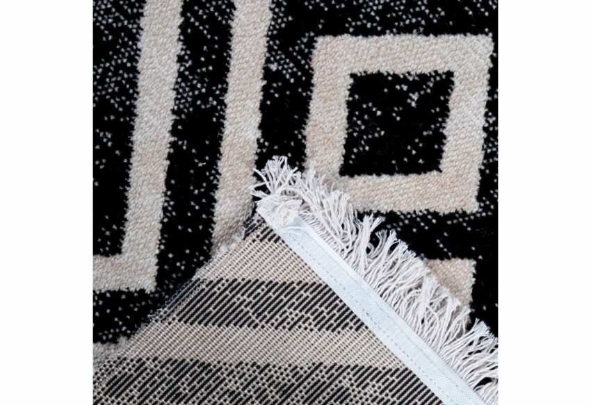 Teppich »Pocova«, andas, rechteckig, Höhe 7 mm, Rauten Muster, mit Fransen, In- und Outdoor geeignet, Wohnzimmer-Teppiche-Ideen für dein Zuhause von Home Trends