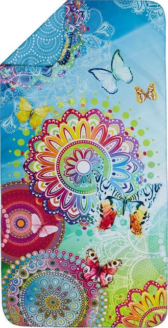 hip Sporthandtuch »Mystic« (1-St), mit Mandalas und Schmetterlingen-Handtücher-Inspirationen