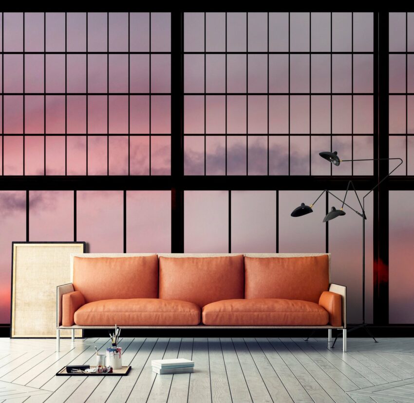 living walls Fototapete »Walls by Patel Sky 1«, glatt, (4 St)-Tapeten-Ideen für dein Zuhause von Home Trends
