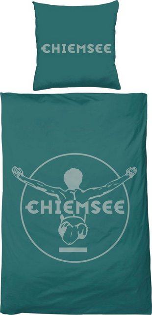 Wendebettwäsche »Chiemsee Medium Bettwäsche Jumper«, Chiemsee, mit Logo und Schriftzug-Bettwäsche-Inspirationen