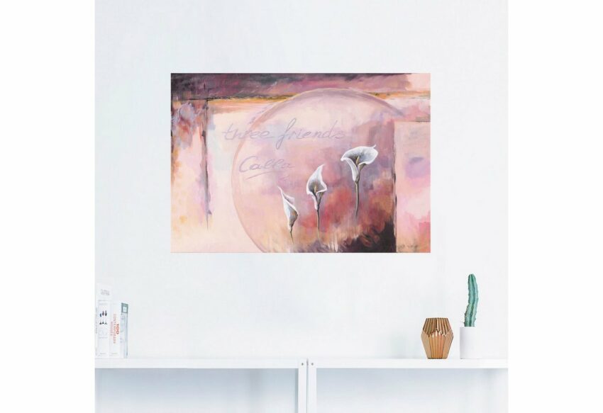 Artland Wandbild »Calla«, Blumenbilder (1 Stück), in vielen Größen & Produktarten - Alubild / Outdoorbild für den Außenbereich, Leinwandbild, Poster, Wandaufkleber / Wandtattoo auch für Badezimmer geeignet-Bilder-Ideen für dein Zuhause von Home Trends