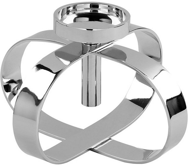 Fink Kerzenhalter »GORDEN« (1 Stück), aus Aluminium, 1-flammig, Durchmesser ca. 26 cm-Kerzenhalter-Inspirationen