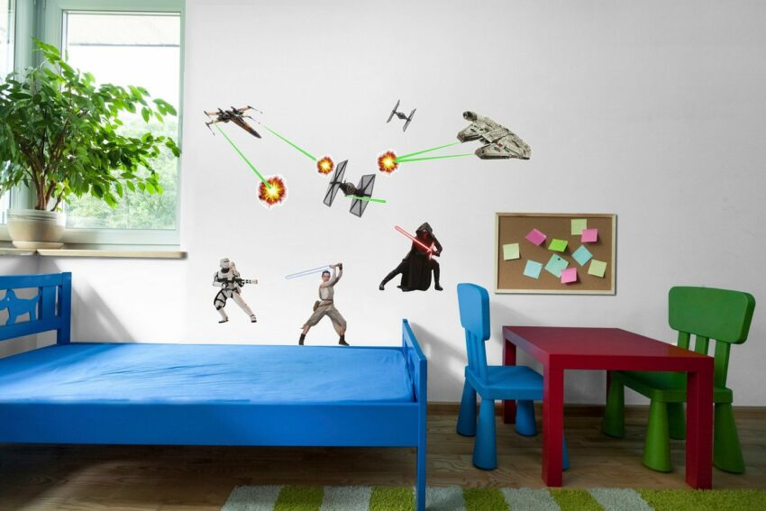 Komar Wandtattoo »Star Wars« (Set, 17 Stück), selbstklebend, rückstandslos abziehbar-Wandtattoos-Ideen für dein Zuhause von Home Trends