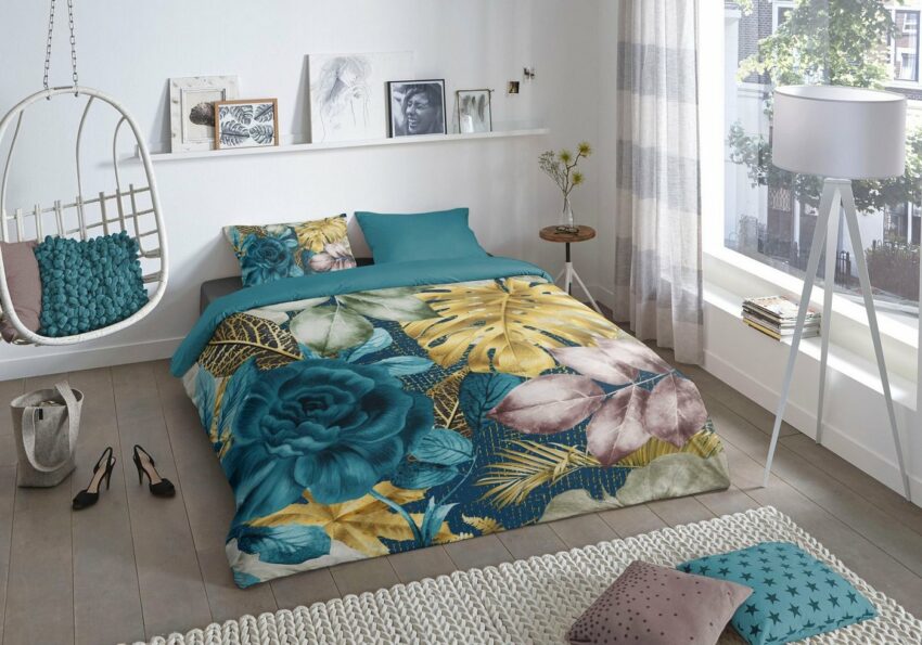 Wendebettwäsche »Lidy«, good morning, mit Blättern-Bettwäsche-Ideen für dein Zuhause von Home Trends