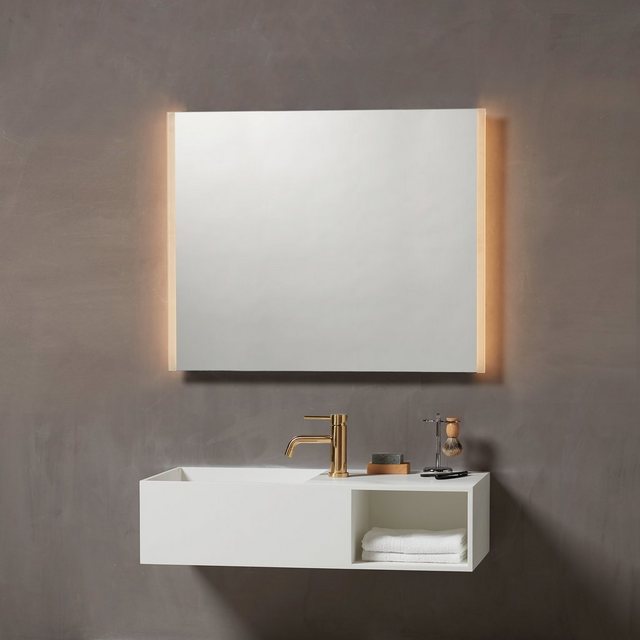Loevschall LED-Lichtspiegel »Lago«, 80x75 cm, mit Beleuchtung-Spiegel-Inspirationen