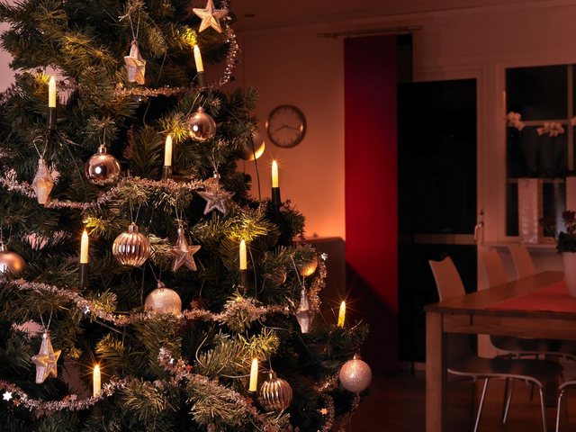 KONSTSMIDE LED-Christbaumkerzen, 15-flammig, LED Baumkette, Schaftkerzen, 15 warm weiße Dioden-Lampen-Inspirationen