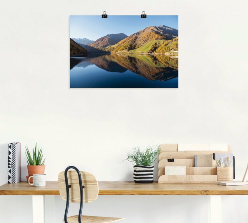 Artland Wandbild »Herbsttraum in Südtirol«, Berge & Alpenbilder (1 Stück), in vielen Größen & Produktarten - Alubild / Outdoorbild für den Außenbereich, Leinwandbild, Poster, Wandaufkleber / Wandtattoo auch für Badezimmer geeignet-Bilder-Ideen für dein Zuhause von Home Trends
