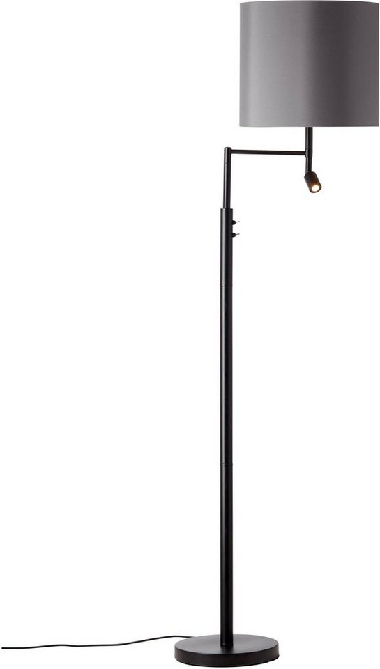my home Stehlampe »Loui«, Stehleuchte mit flexiblem Leselicht, getrennt schaltbar,Höhe 162 cm-Lampen-Ideen für dein Zuhause von Home Trends