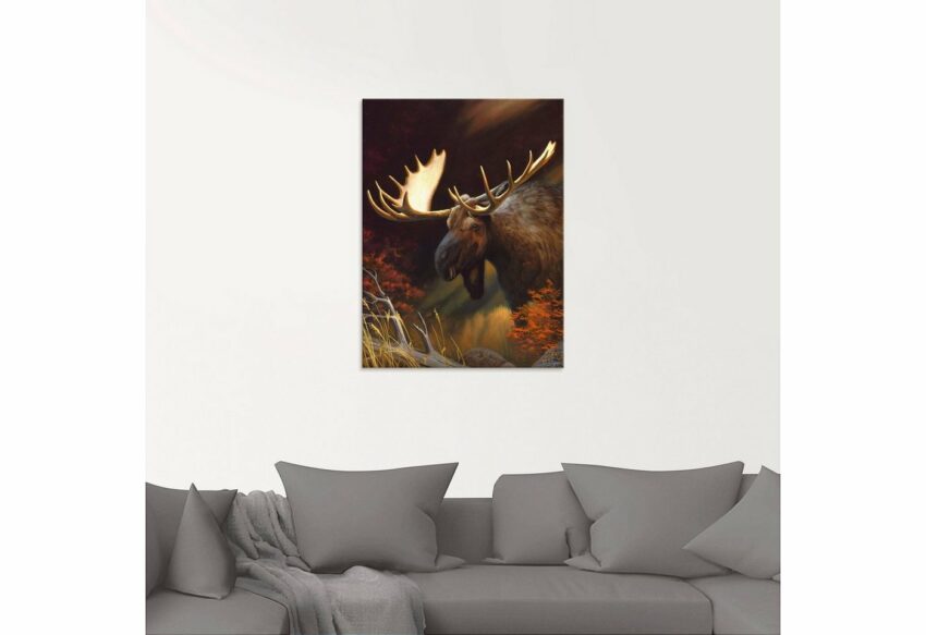 Artland Glasbild »Elch Foto«, Wildtiere (1 Stück)-Bilder-Ideen für dein Zuhause von Home Trends
