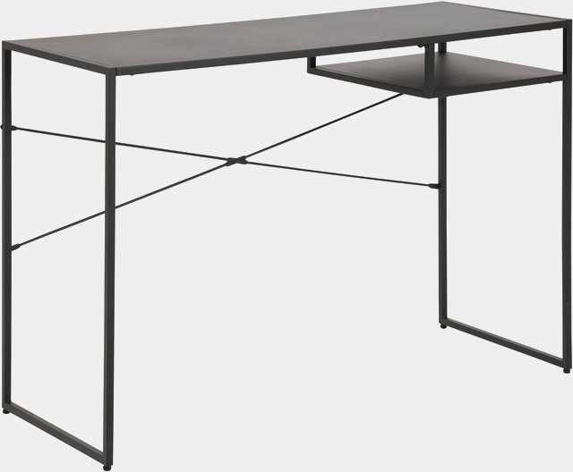 andas Schreibtisch »Vilho«, aus pflegeleichtem Metall, mit einem Ablageboden, Breite 110 cm-Tische-Inspirationen