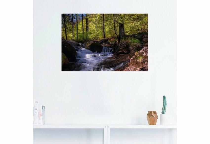Artland Wandbild »Ilsetal im Harz II«, Wald (1 Stück), in vielen Größen & Produktarten - Alubild / Outdoorbild für den Außenbereich, Leinwandbild, Poster, Wandaufkleber / Wandtattoo auch für Badezimmer geeignet-Bilder-Ideen für dein Zuhause von Home Trends