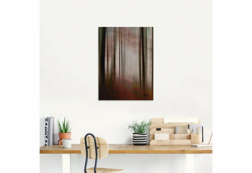 Artland Glasbild »Im Nebel - Waldlichtung«, Wald (1 Stück)-Bilder-Ideen für dein Zuhause von Home Trends